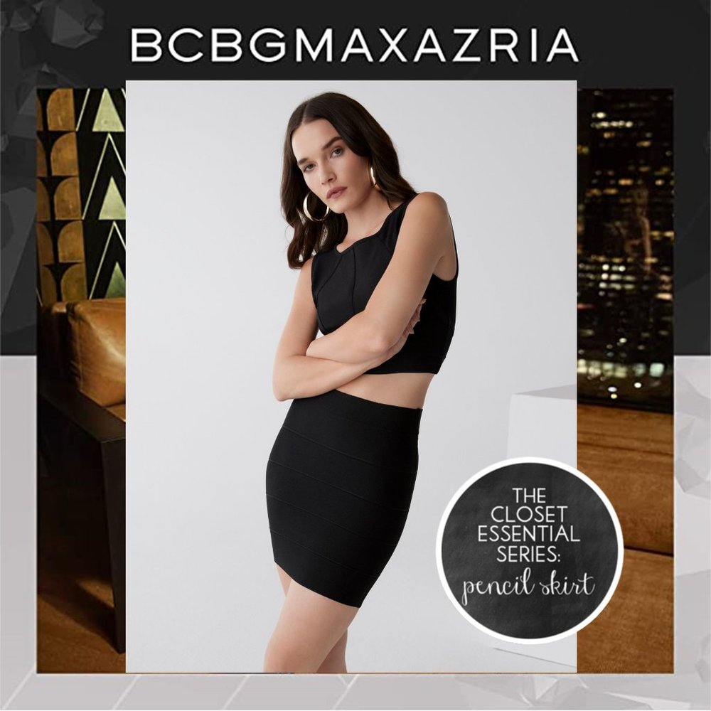 BCBGMAXAZRIA "Alexa" BodyCon Bandage Skirt  𝗡𝗘𝗪!!!